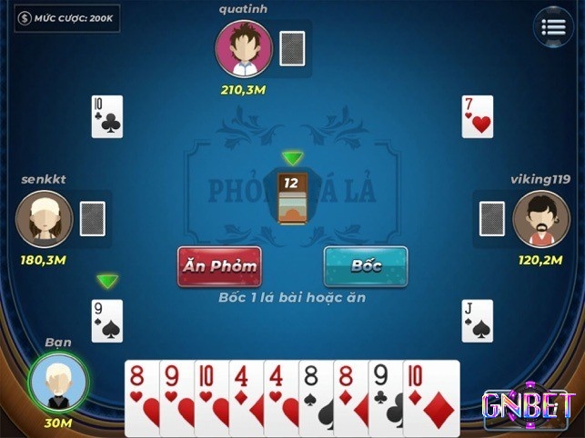 Cách ăn bài khi đánh phỏm