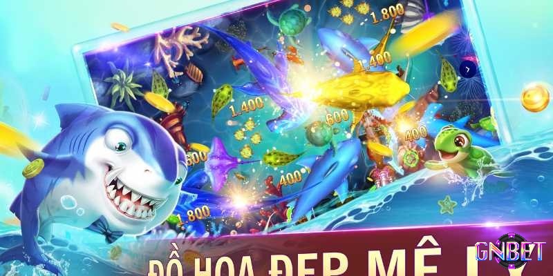 Đồ họa được nhà phát hành game đầu tư vô cùng chỉnh chu, đã tái hiện không gian đại dương chân thực và tuyệt đẹp