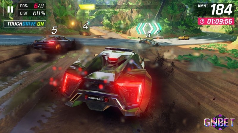 Chọn xe và dùng nitro để thăng hạng nhanh trong Asphalt 9