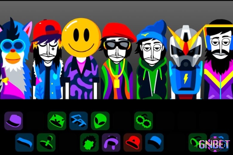 Đồ họa Incredibox độc đáo, sáng tạo và cực kỳ khác biệt
