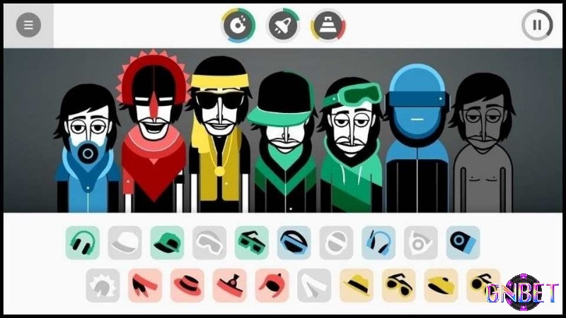Incredibox có giao diện đơn giản, dễ dùng
