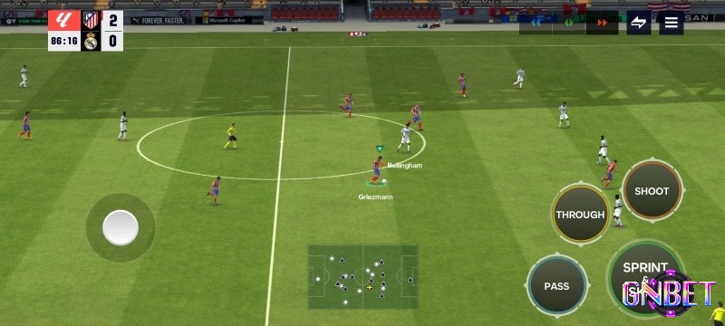 EA Sports FC Mobile dẫn đầu dòng game thể thao 3D với chuyển động cầu thủ siêu thực và lối chơi mô phỏng sống động.