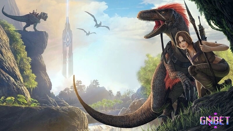 ARK là tựa game sinh tồn hay nổi bật với bối cảnh đảo hoang và những sinh vật khổng lồ
