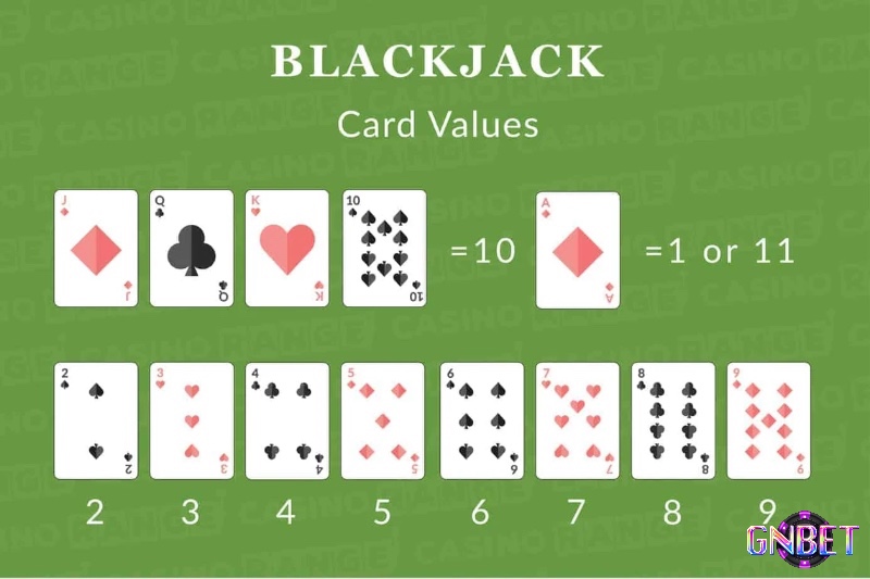 Hiểu rõ giá trị các lá bài là bước đầu quan trọng khi chơi blackjack online.