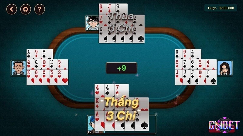 So sánh độ lớn từng chi với chi đối thủ để xác định thắng thua