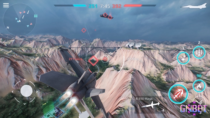 Sau đây là một vài lợi ích mà Gnbet muốn chia sẻ đến những game thủ khi tham gia tựa game bắn máy bay online này