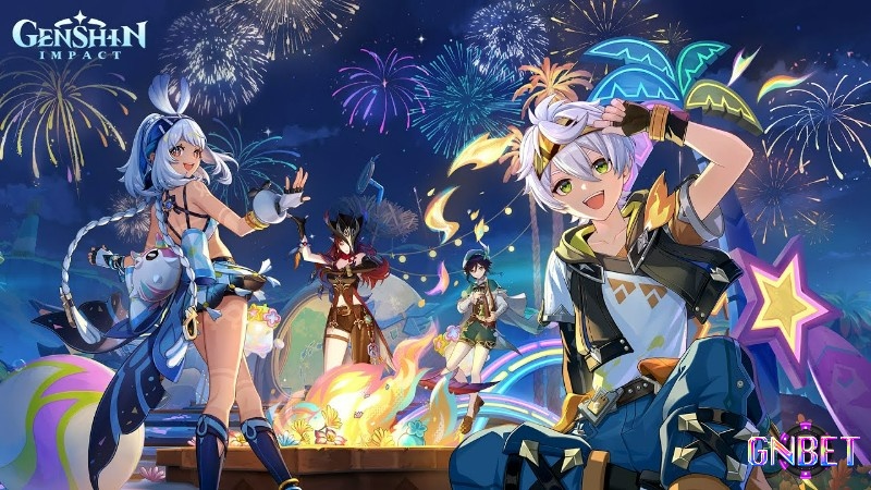 Game phiêu lưu thế giới mở offline Genshin Impact - Teyvat rực rỡ với đồ họa anime, hệ thống nguyên tố và lối chơi chiến thuật cuốn hút