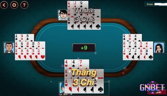 Người chơi mậu binh phải xếp 13 lá bài theo quy tắc: chi đầu mạnh nhất, chi giữa yếu hơn, chi cuối yếu nhất để tránh binh lủng