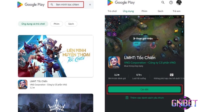 Người chơi tải Tốc Chiến Mobile chính thức trên Google Play Store, cài đặt và trải nghiệm mượt mà nhờ phiên bản được Riot Games và VNG kiểm duyệt