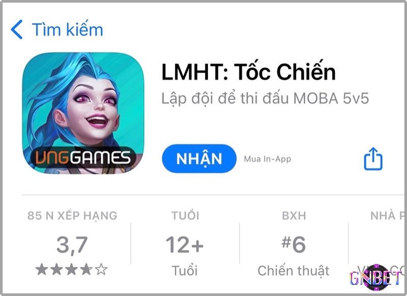Người dùng iOS tải và cài đặt Tốc Chiến Mobile từ App Store, đảm bảo phiên bản chính thức do Riot Games phát hành