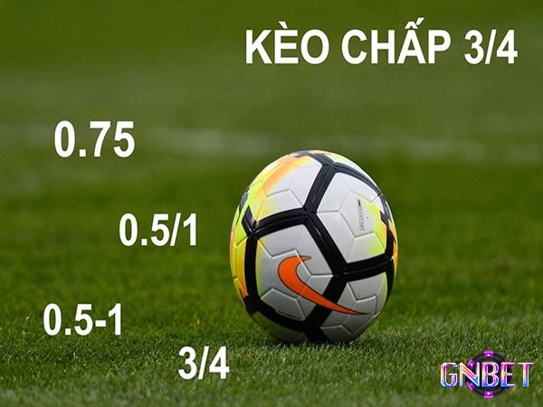 So sánh kèo 0.75 với kèo 0.5 và 1.0.