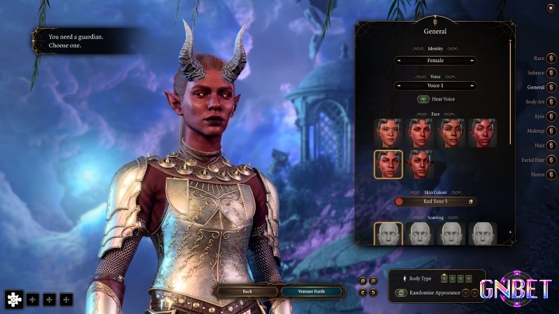 Baldur’s Gate 3 cho phép tạo nhân vật theo luật D&D.