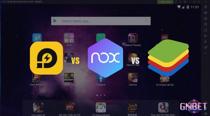 Lựa chọn BlueStacks, NoxPlayer hoặc LDPlayer để chơi game bắn cá mượt mà.