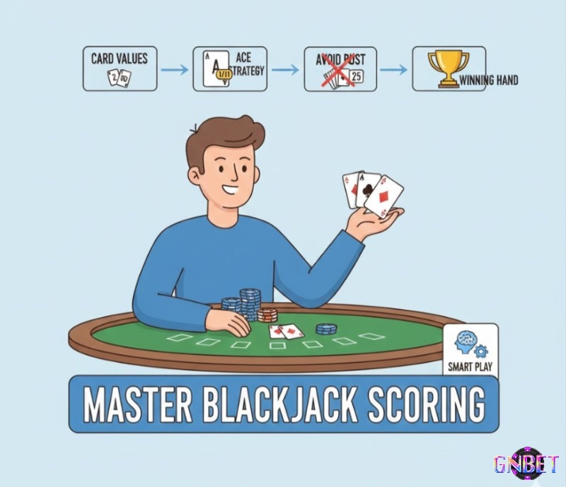 Nắm vững cách tính điểm blackjack chi tiết giúp bạn chơi tự tin và tối ưu chiến thắng