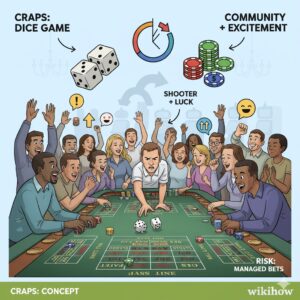 Craps là gì? Luật chơi và sức hút của trò xúc xắc kịch tính