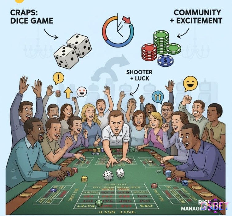 Craps là gì? Khám phá chi tiết cùng gnbet nhé!