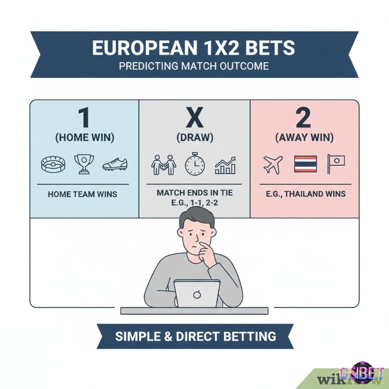 Kèo châu âu 1x2 là gì?