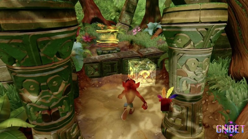 Bẫy và khoảng nhảy được sắp xếp để người chơi học timing và ghi nhớ đường đi