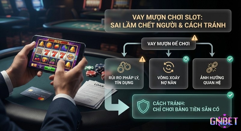 Tổng quan sai lầm chết người, khi vay mượn chơi slot: rủi ro pháp lý, vòng xoáy nợ nần và cách tránh chỉ dùng tiền sẵn có