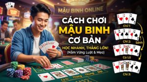 Cách chơi Mậu Binh cơ bản: Nắm vững luật, xếp bài dễ thắng