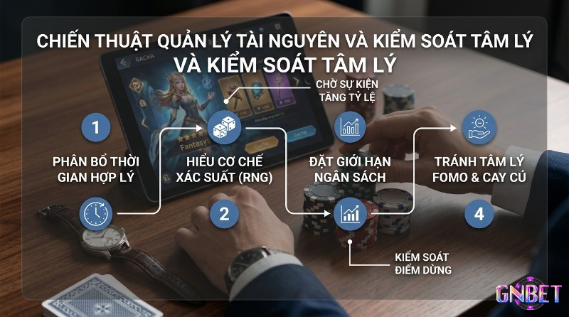 Chiến thuật quản lý tài nguyên và kiểm soát tâm lý game mobile: phân bổ thời gian, hiểu cơ chế RNG, đặt giới hạn ngân sách, tránh FOMO