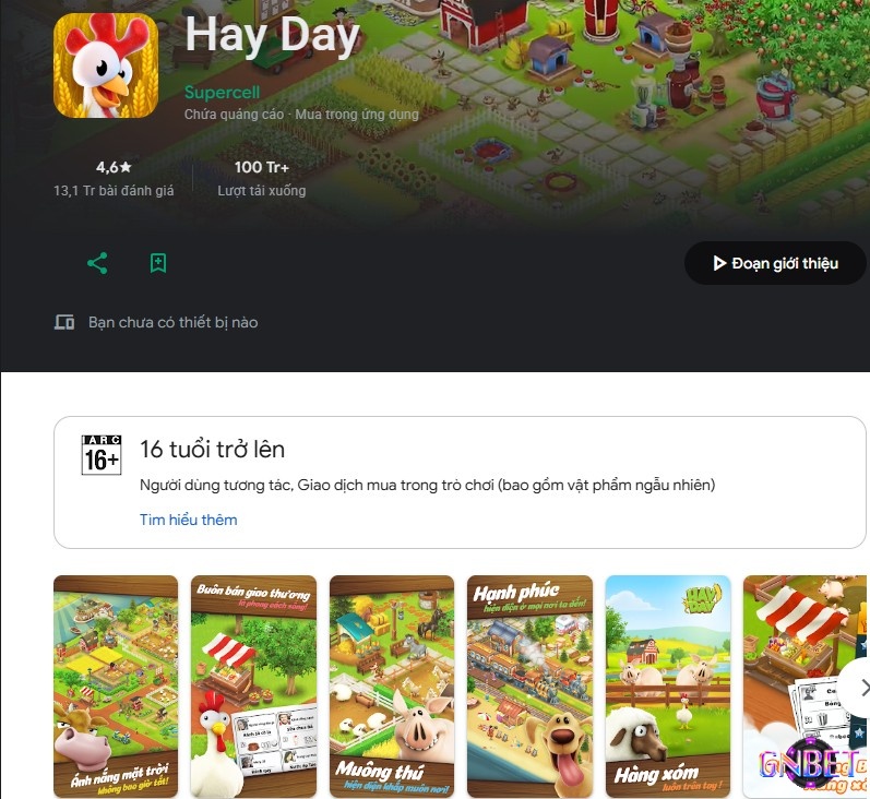 Tìm cách cập nhật game hay day android qua cửa hàng CH Play