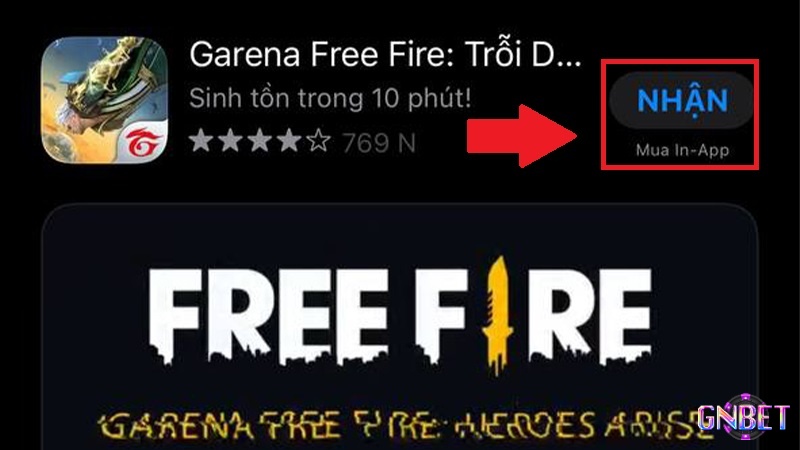 Bấm Nhận để tải game tiếng việt ios